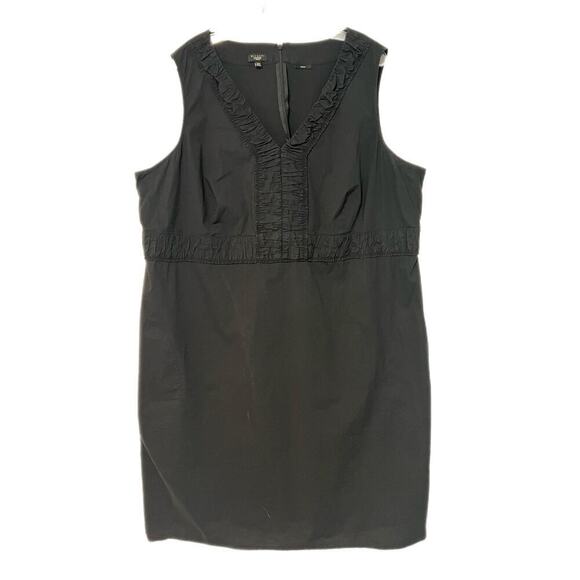 Talbots Dresses & Skirts - TALBOTS Plus Size Women Dress 24W Black Babydoll Career Minimalist Pockets